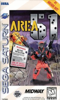 Area 51 Sega Saturn US box art
